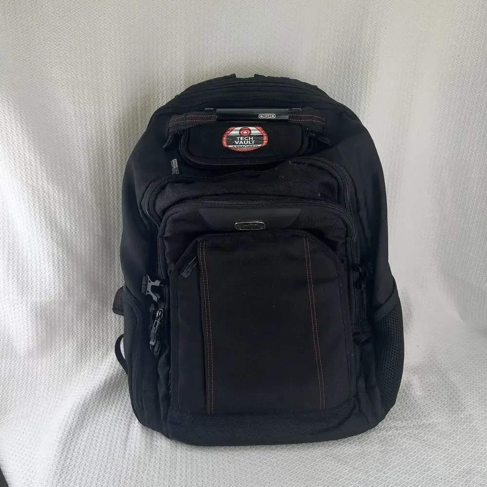 OGIO Black Laptop Backpack Checkpoint Friendly NWT EideBally Business Bag